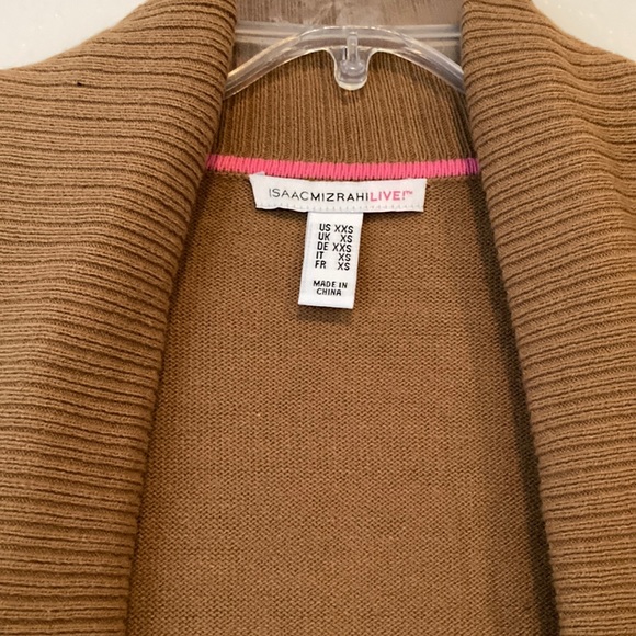 Isaac Mizrahi cardigan - Caramel - Picture 2 of 6